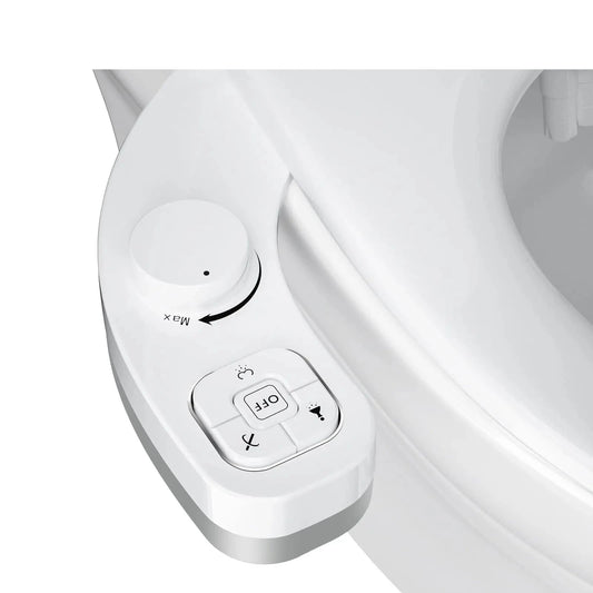 Bidet Bliss: Self-Cleaning Dual Nozzle Attachment