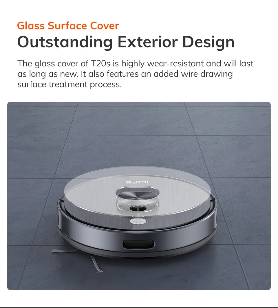 T20S LDS Robot Vacuum Cleaner: Auto Empty Dock, Hands-Free Cleaning