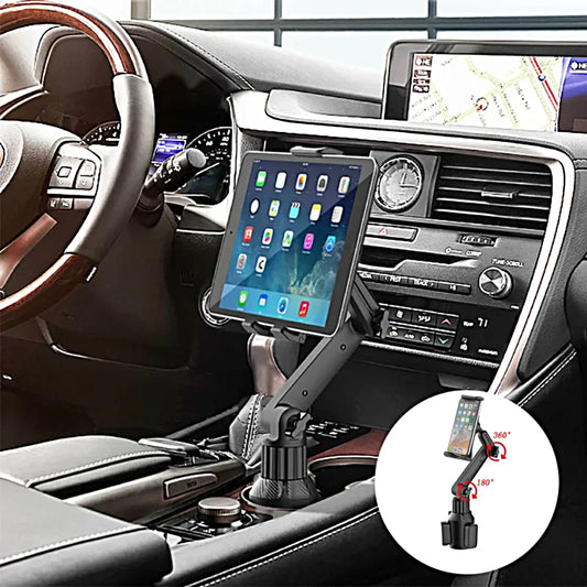 360° Adjustable Tablet & Smartphone Car Mount