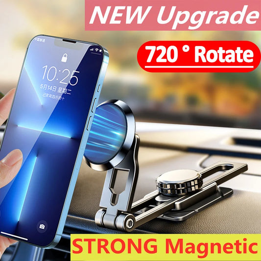 Magnetic Extendable Car Phone Holder 720° Rotation